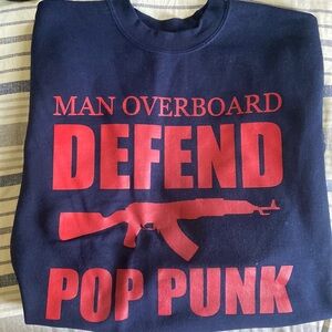 ManOverboard concert Crewneck